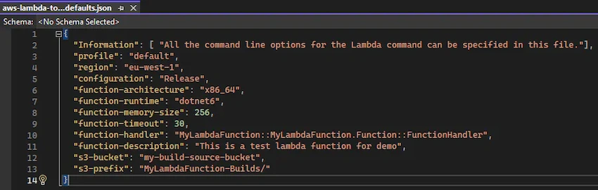 Deploy .Net Core AWS Lambda Function using AWS CodeBuild Pipeline