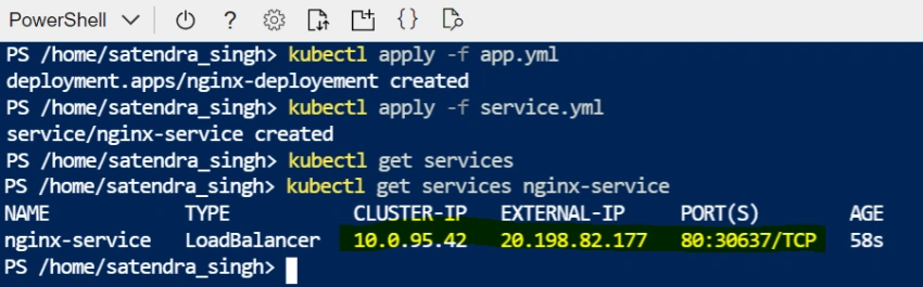 Deploy nginx container on to Kubernetes cluster