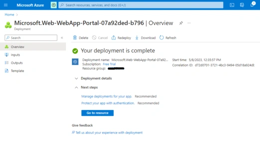 Deploy NodeJS App to Azure App Service from VS Code
