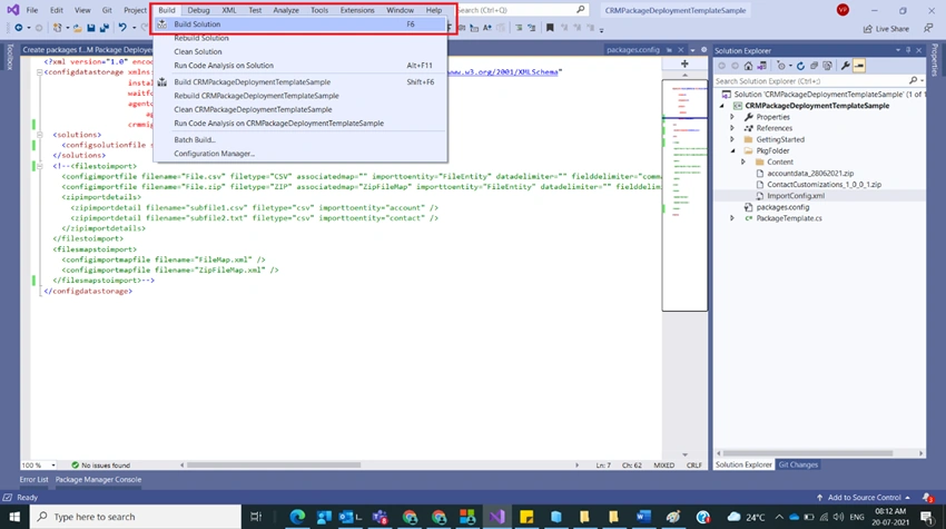 Deploy Packages using Package Deployer Tool in Dynamics 365 CRM