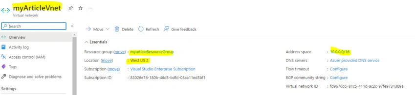 Deploy Resources (Resource Group, Virtual Network and Subnet) in Azure via Terraform