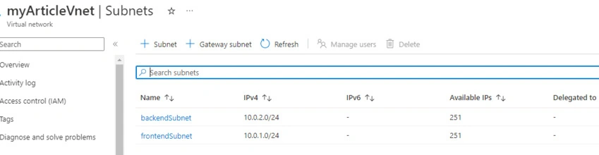 Deploy Resources (Resource Group, Virtual Network and Subnet) in Azure via Terraform