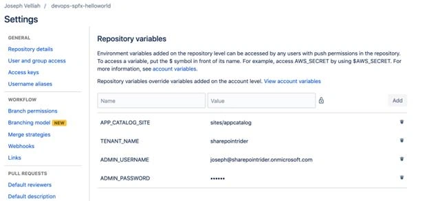 Deploy SharePoint Framework Web Part Using Bitbucket Pipelines And Deployments