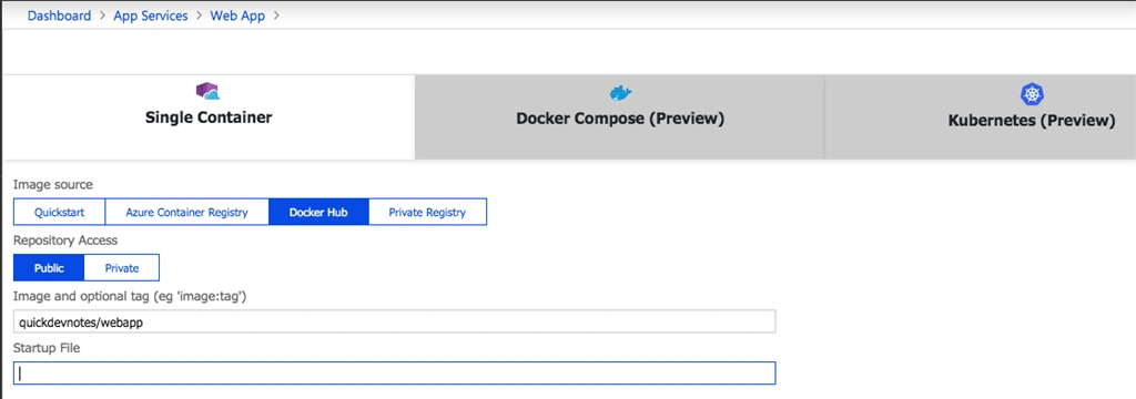 Container configuration