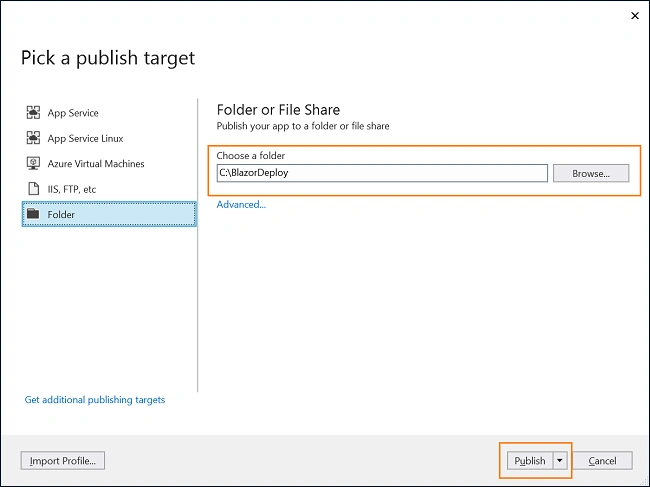 Folder path