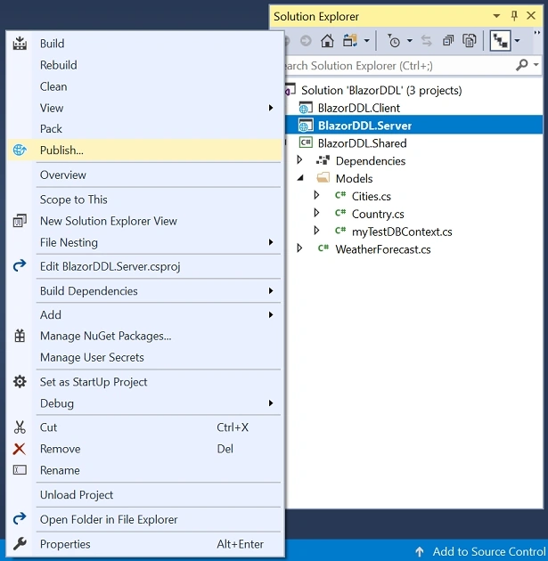 Publish Explorer-