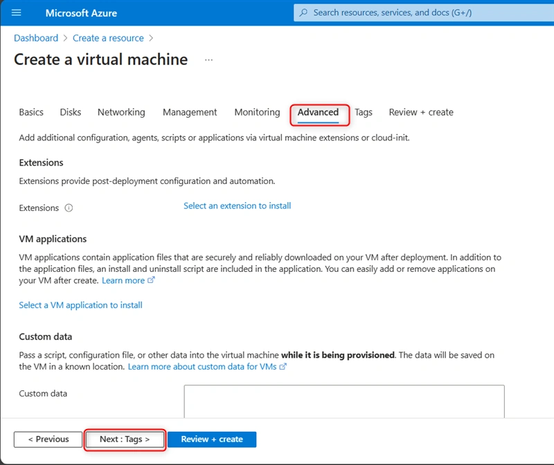 Virtual Machine Advanced