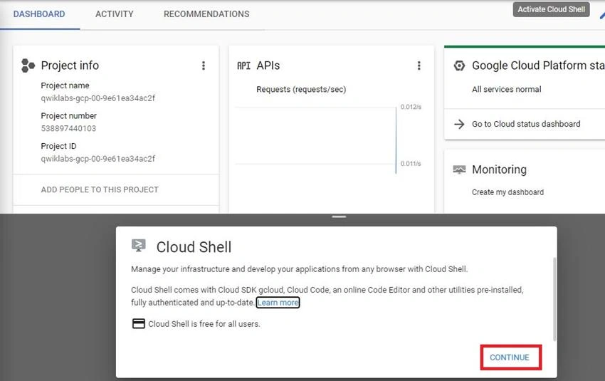Building and Launching an ASP.NET Core App from Google Cloud Shell