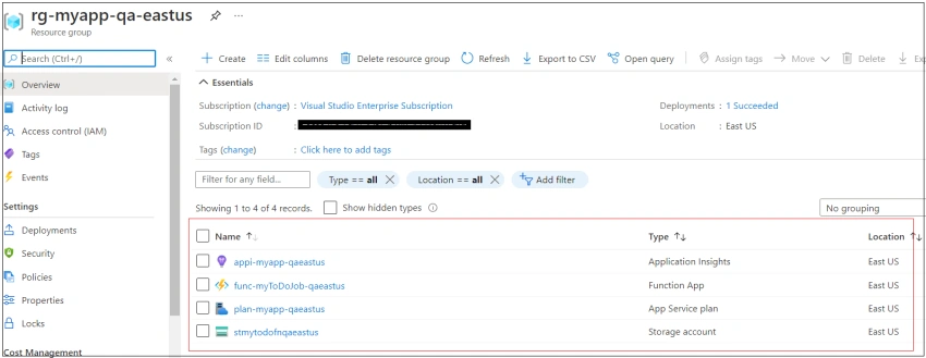 Deploying An Azure Function App Using ARM Template