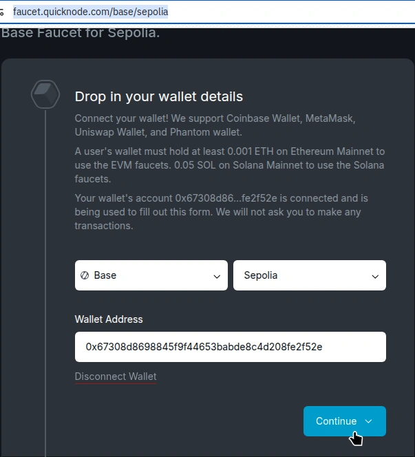 Base Sepolia Faucet