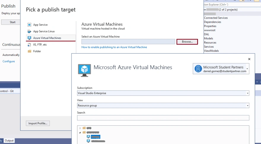 Deploying ASP.NET Core And DotVVM Web Applications To A Virtual Machine In Azure