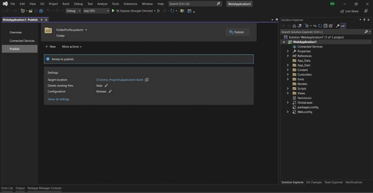 Deploying Asp.net MVC Application on IIS Server