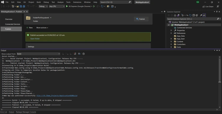 Deploying Asp.net MVC Application on IIS Server