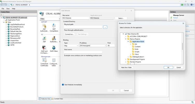 Deploying Asp.net MVC Application on IIS Server