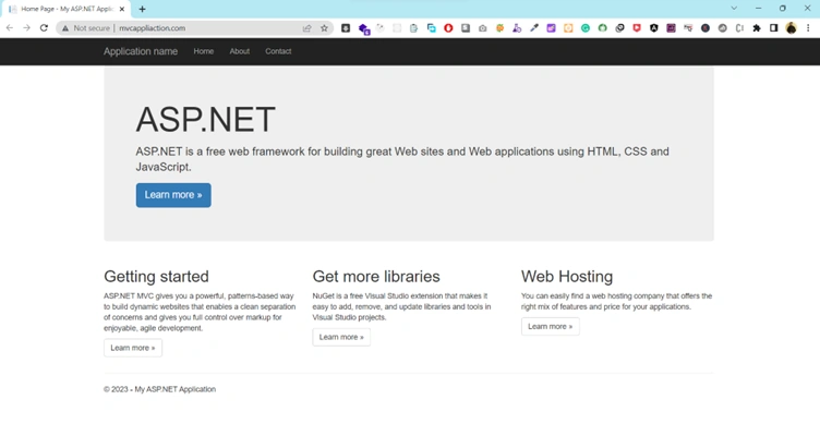 Deploying Asp.net MVC Application on IIS Server