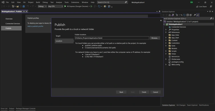 Deploying Asp.net MVC Application on IIS Server