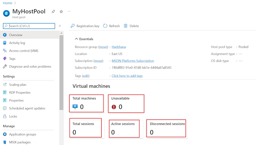 Deploying Host pool in Azure Virtual Desktop