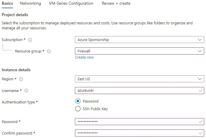Firewall username