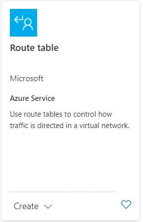 Deploying Route Table in the Azure