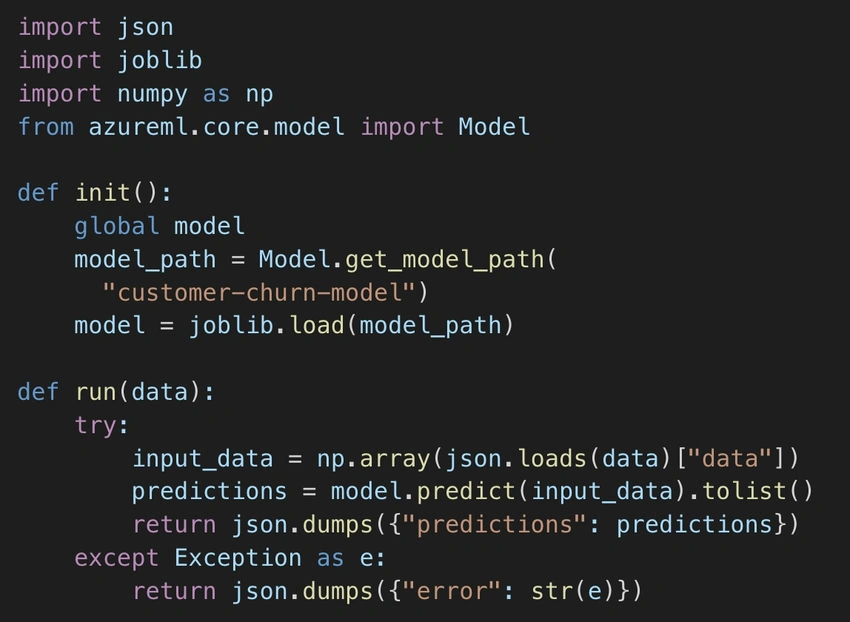 Create an Inference Script