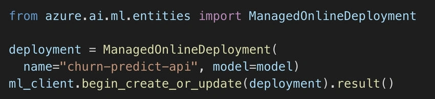 Via Python SDK