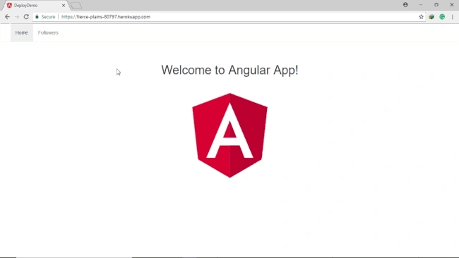 Deployment Of Angular App To Heroku