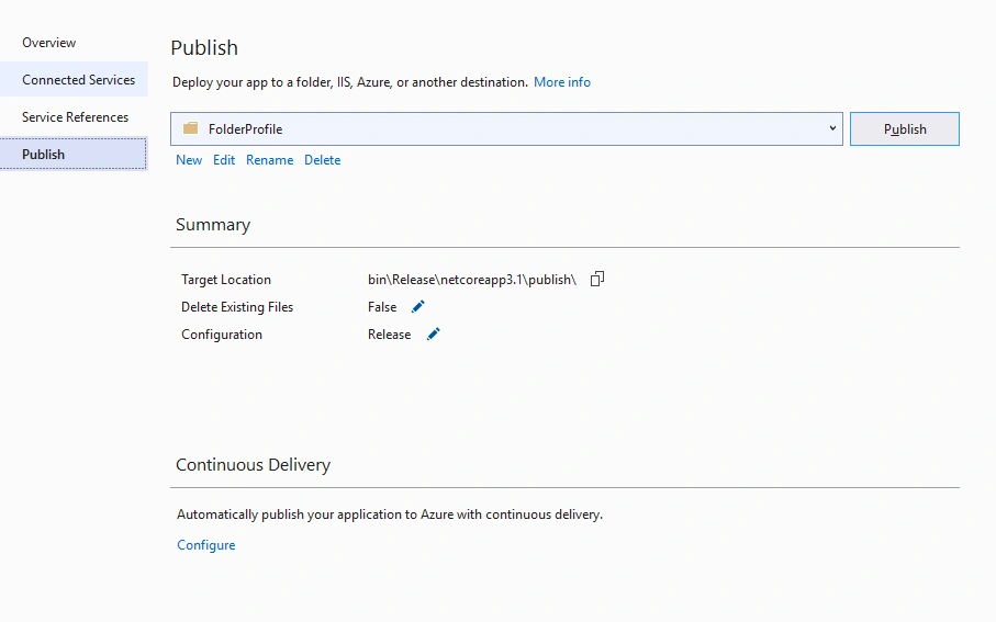 Deployments Modes In .NET Core 3.1