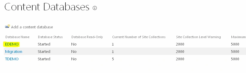 Detach And Attach Content Database From One SPFarm To Another SPFarm