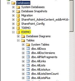 Detach And Attach Content Database From One SPFarm To Another SPFarm