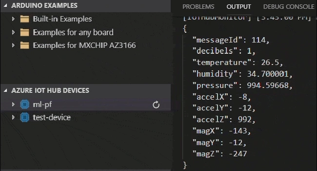 Send MXChip Data to Cloud