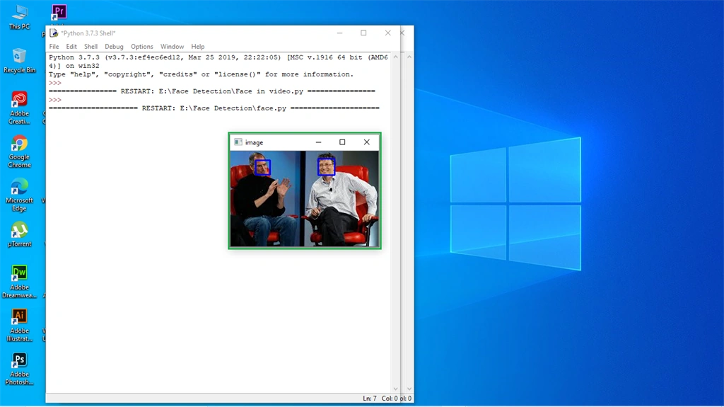 Detecting Faces From Image And Video Using Python