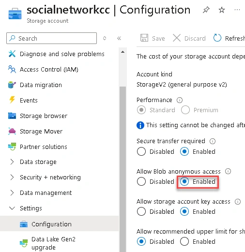Configure