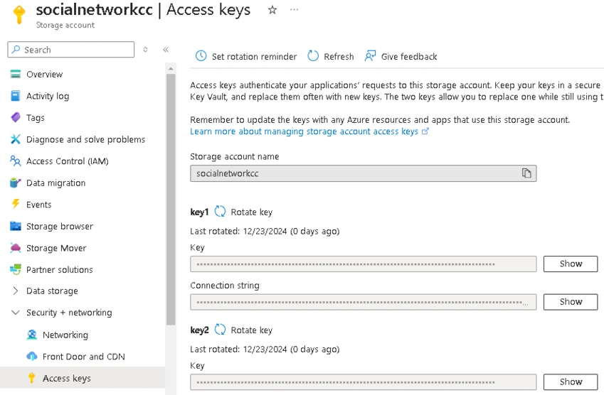 Access Keys