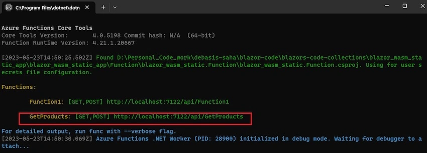 Develop Azure Function App for Server Side Code