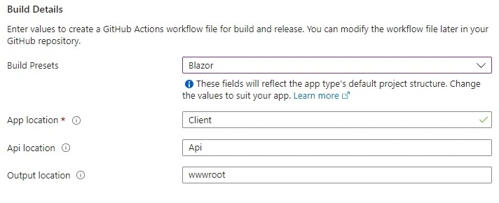 Deploy the Application as Azure Static Web App