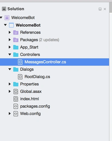 NuGet references