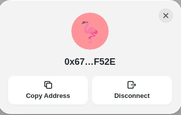 Disconnect wallet