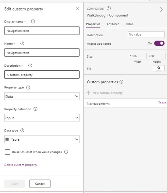 Navigation Items