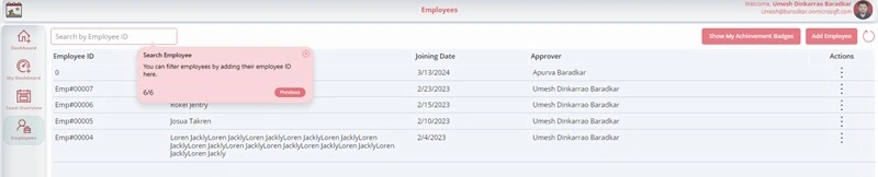 Serch employees