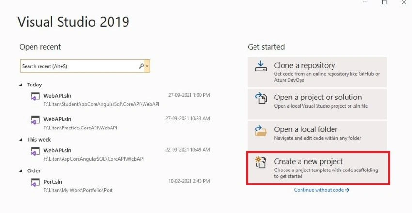 Developing a Web App Using Angular 12, ASP.NET Core Web API and SQL Server