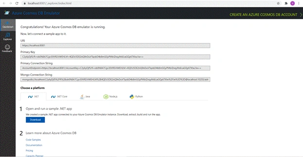 Developing Solutions Locally Using Azure CosmosDB in .NET Core