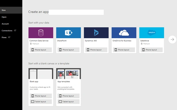 Development On PowerApps For Office 365 