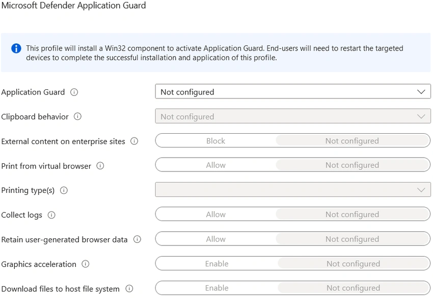 Microsoft Defender Application Guard
