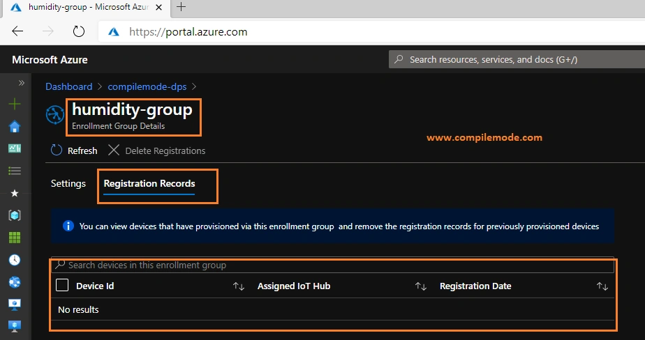 Device Enrollments Using Azure IoT Hub Device Provisioning Service