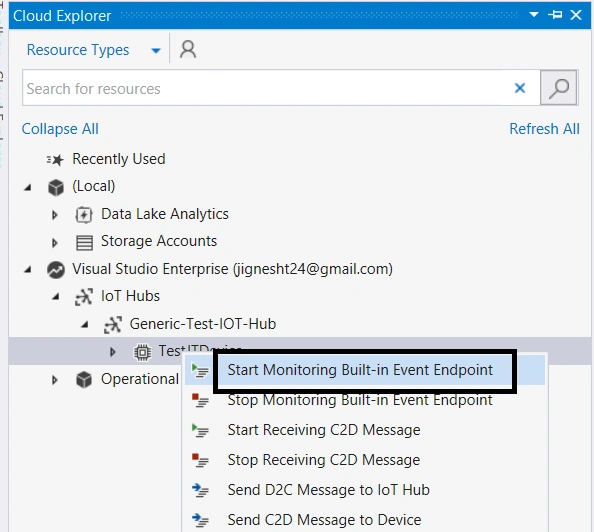 Device To Cloud Communication Using Azure IoT Hub In .NET Core