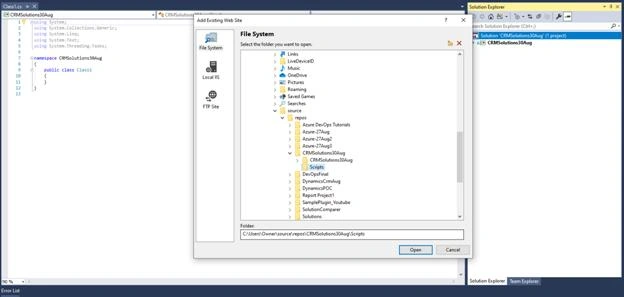 DevOps - Implementation Of CI/CD In Microsoft Dynamics CRM