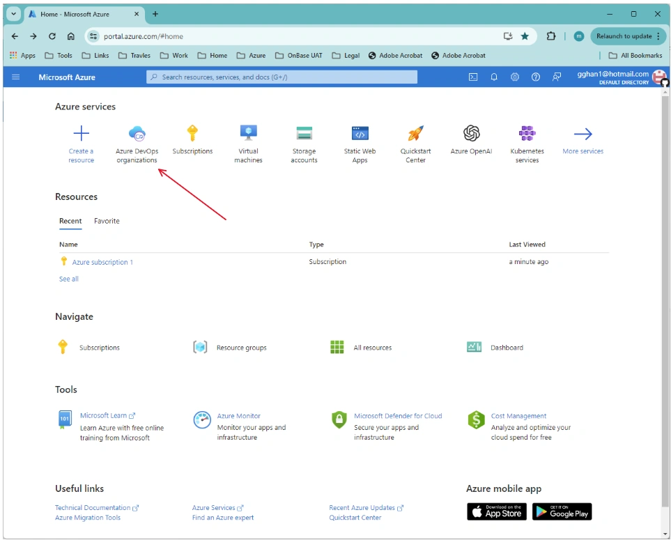 Azure DevOps Organizations