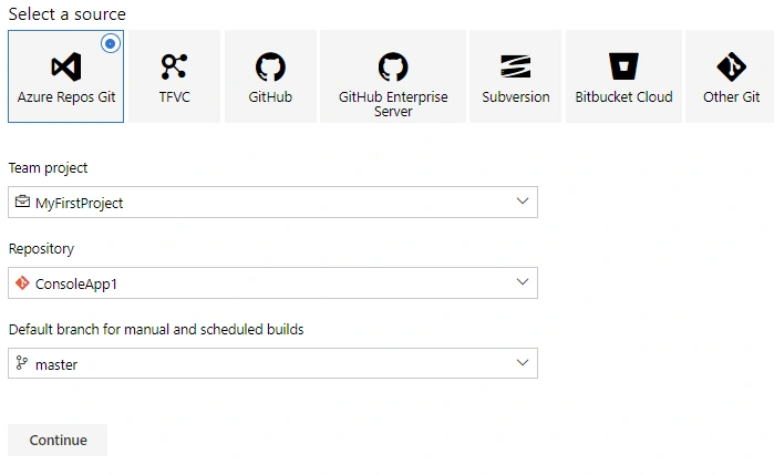 Azure Prepos Git