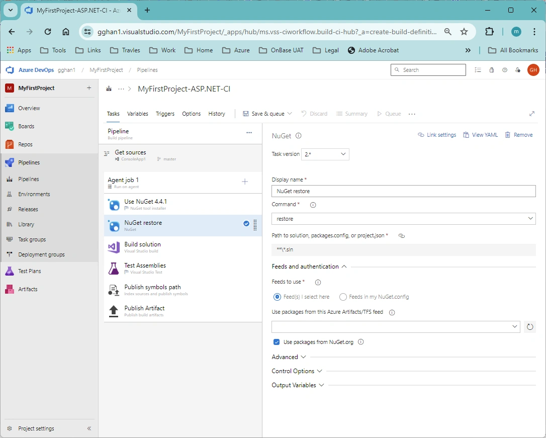 NuGet Restore