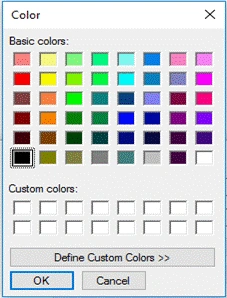 Color Dialogbox